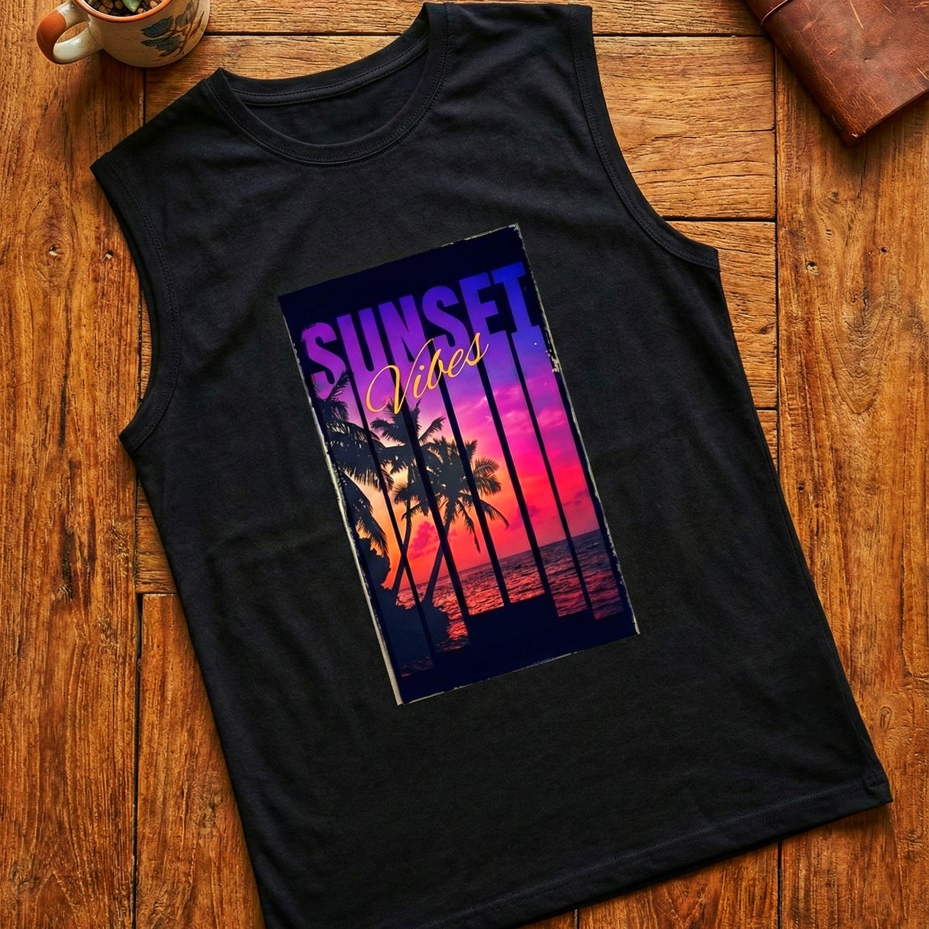 Thread Story | The "Sunset Vibes" Muscle Tee