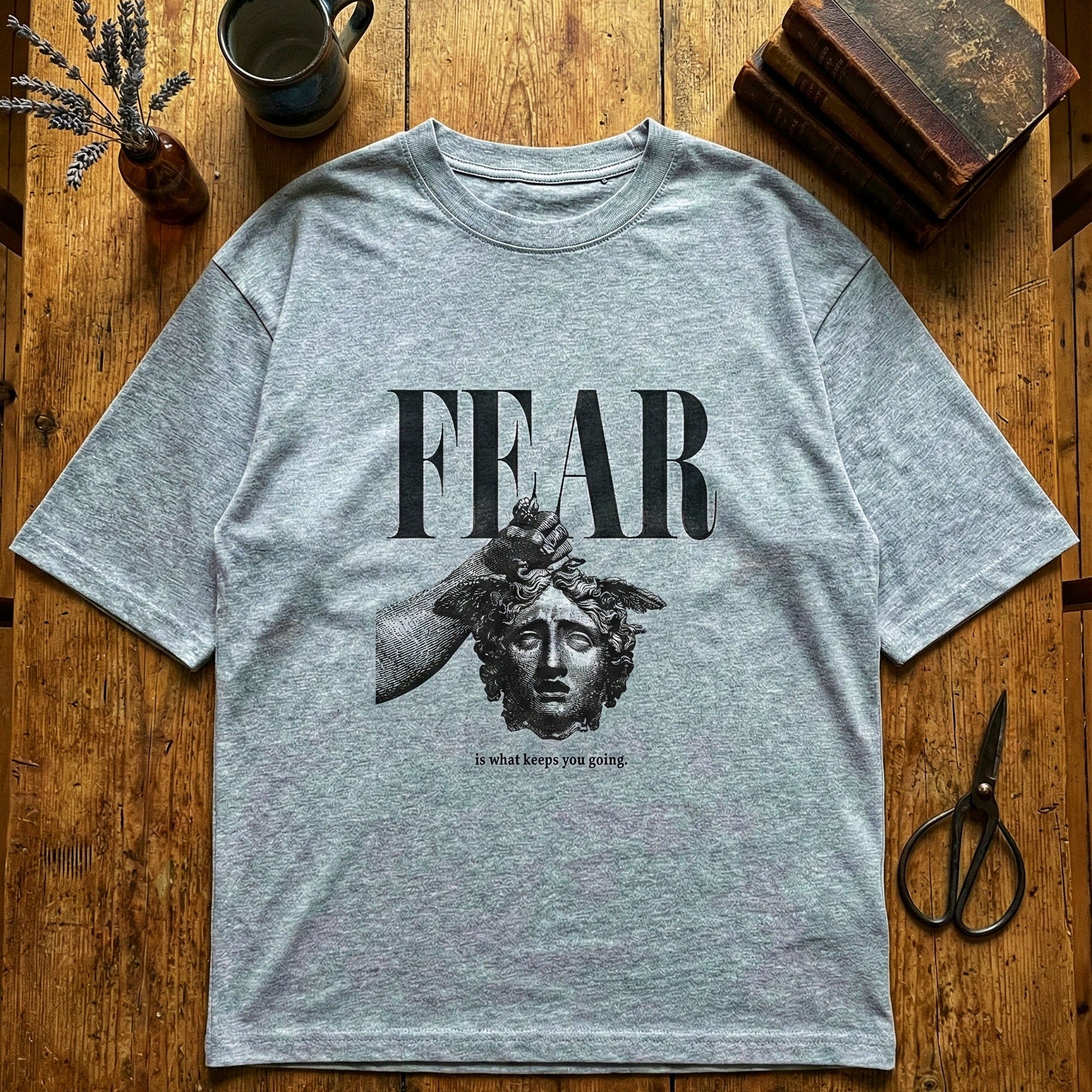 The "Fear as Fuel" Heavyweight Oversized Tee