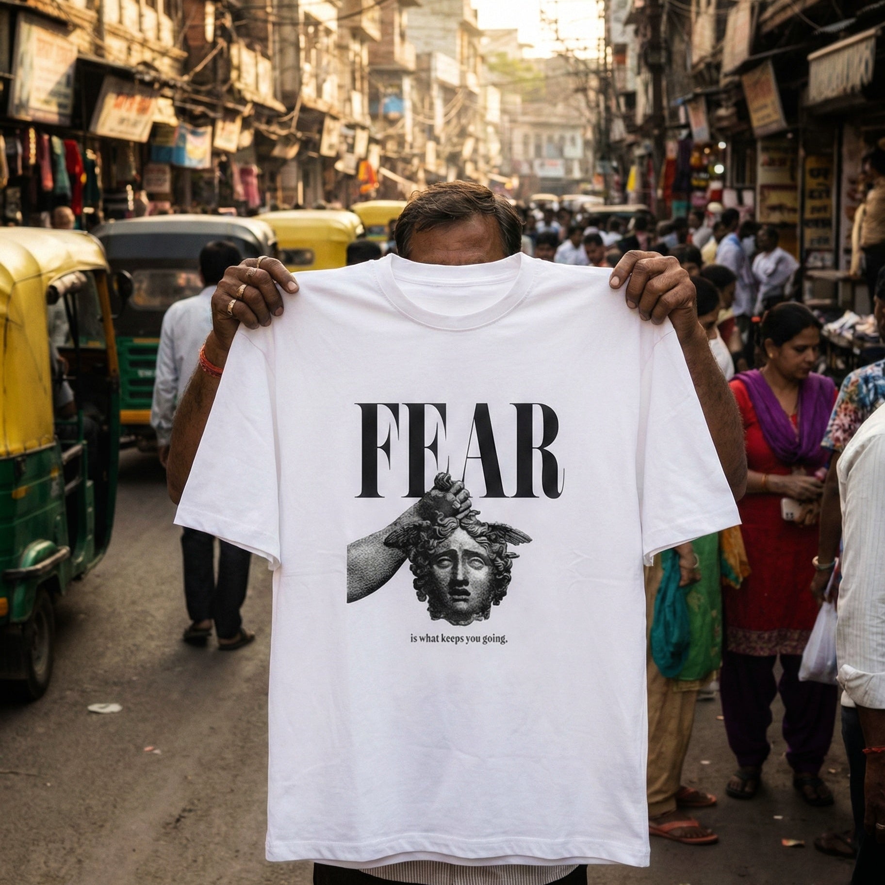 The "Fear as Fuel" Heavyweight Oversized Tee