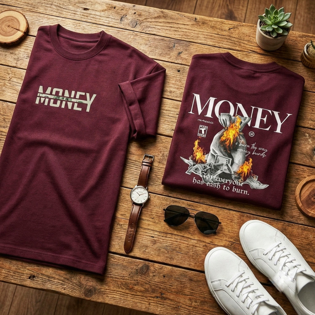 The "Cash to Burn" Terry Oversized Tee | Thread Story