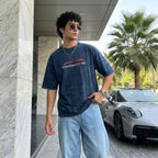 Thread Story | 'Drifting Club' 911 RS Acid Wash Oversized Tee