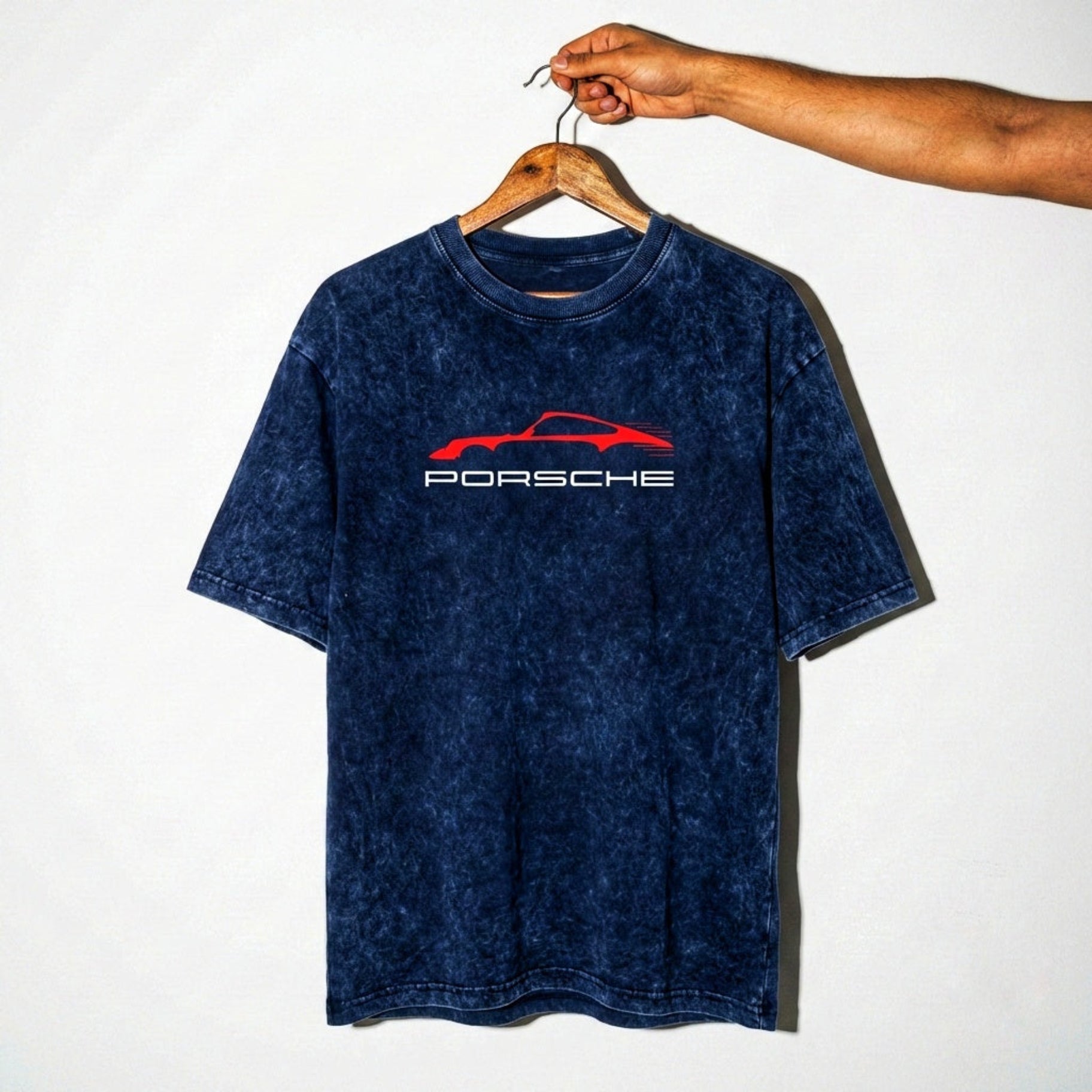 Thread Story | 'Drifting Club' 911 RS Acid Wash Oversized Tee