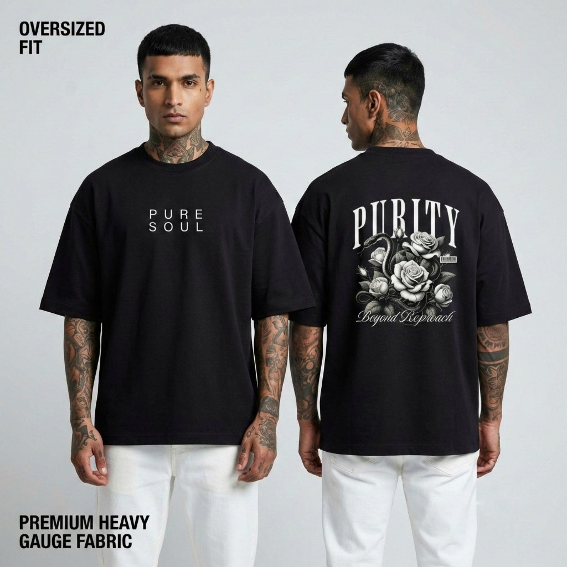 Thread Story | The 'Pure Soul' Oversized Graphic Tee