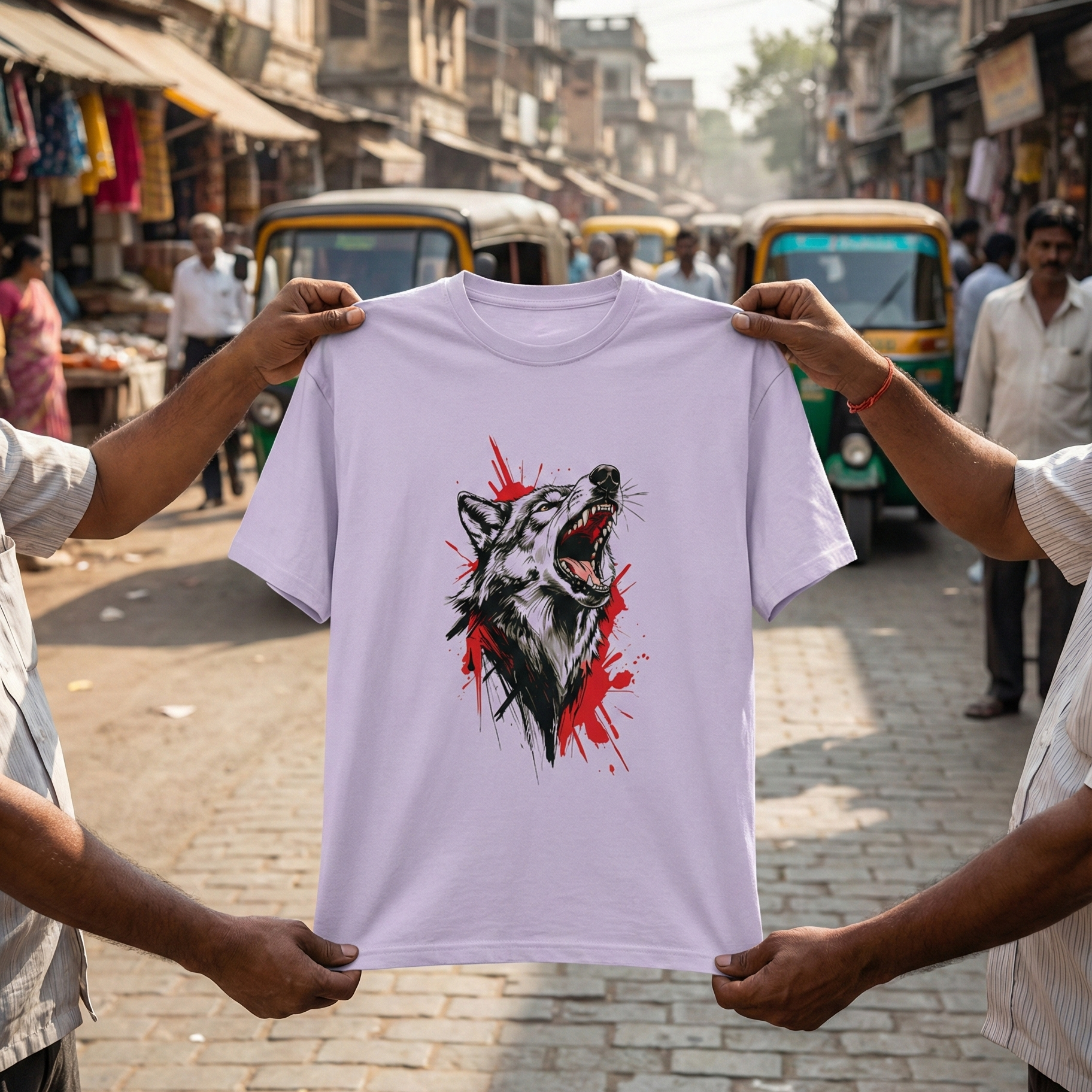 The 'Wild Call' Graphic Tee- Wolf Edition