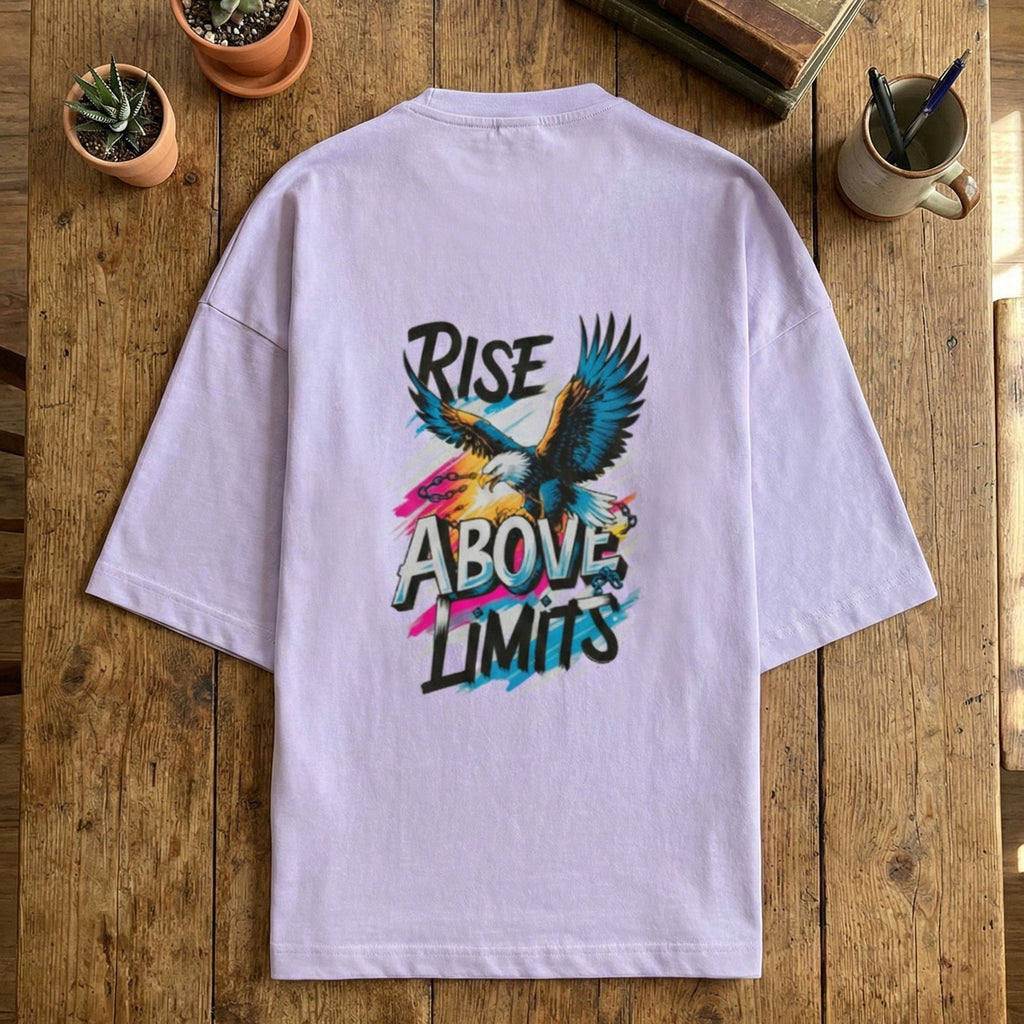 Rise Above Limits – Heavyweight Terry Oversized Tee